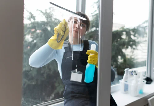 Nettoyage de vitres intérieures et extérieures à Mérilheu